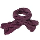 Chèche compressé aubergine