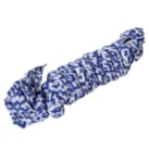 Chèche coton bio* indigo petit motif