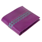 Portefeuille en cuir mauve Kaziranga