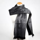 Écharpe en laine d'alpaga anthracite