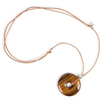 Collier donut œil de tigre 