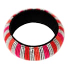 Bracelet Perles rose/orange/argent