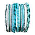 Bracelets indiens bleus/verts