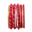 Bracelets indiens roses/dorés
