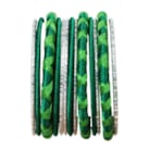 Bracelets indiens verts/argentés