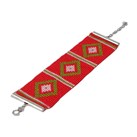 Bracelet Indiana rouge/vert