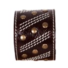 Large bracelet en cuir