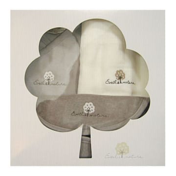 Coffret taupe lange/body/bavoir bio*