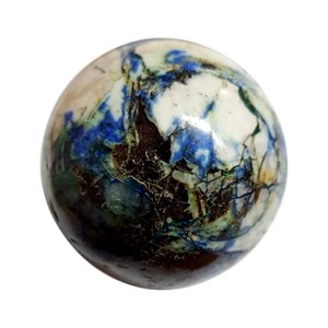 Sphère en azurite malachite 6 cm