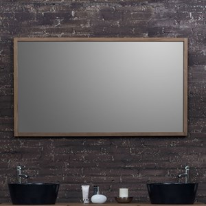 Miroir en bois de teck 160