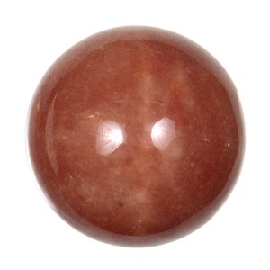 Sphère en aventurine rouge - 2 cm