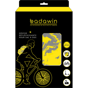 Couvre-sac à dos pour vélo refl. Badawin
