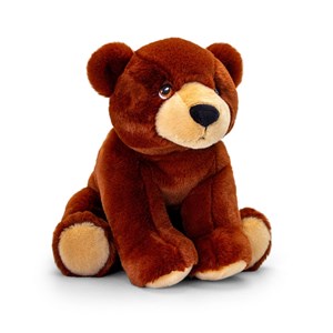 Peluche ours brun 100% recyclée keeleco