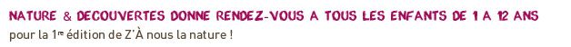 Première edition Z'A nous la terre 
