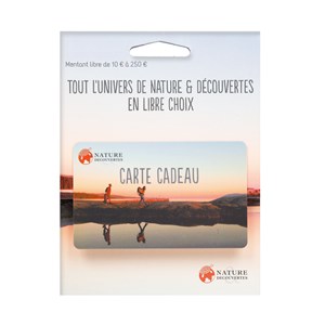 Carte cadeau Nature & Découvertes