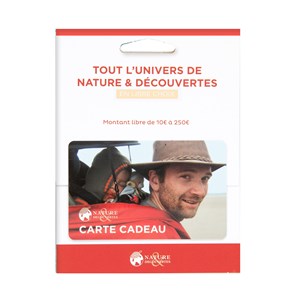 Carte cadeau Nature & Découvertes