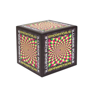 Cube puzzle illusions d'optique