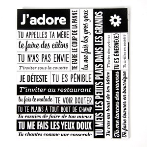 50 Magnets pour mots doux