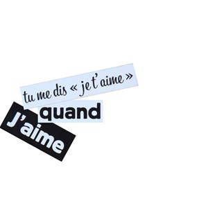 50 Magnets pour mots doux