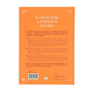 Le grand livre du certificat d'études