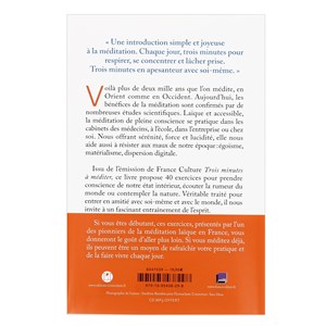 3 minutes à méditer + CD