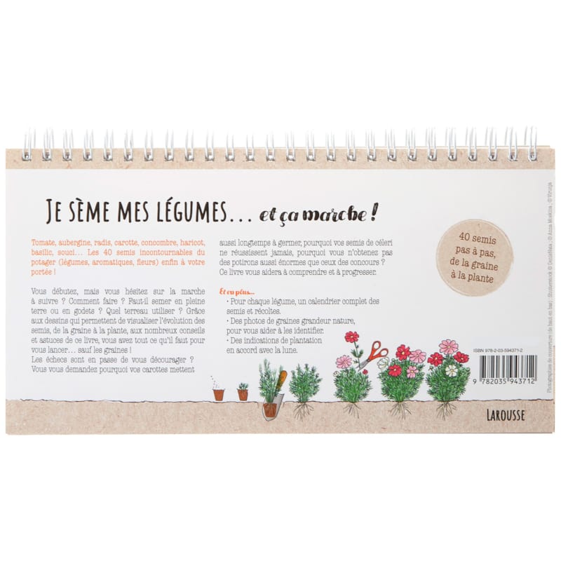 Je sème mes légumes et ça marche (Éditions Larousse) - Image 1