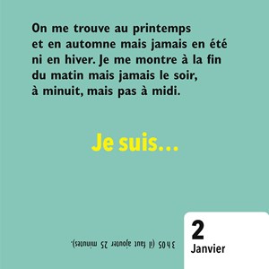 Mini calendrier 365 casse-tête