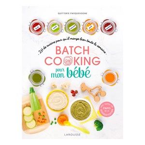 Livre recette Batch cooking pour bébé