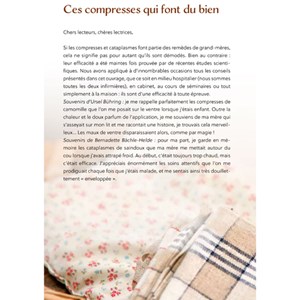 Compresses, cataplasmes et compagnie