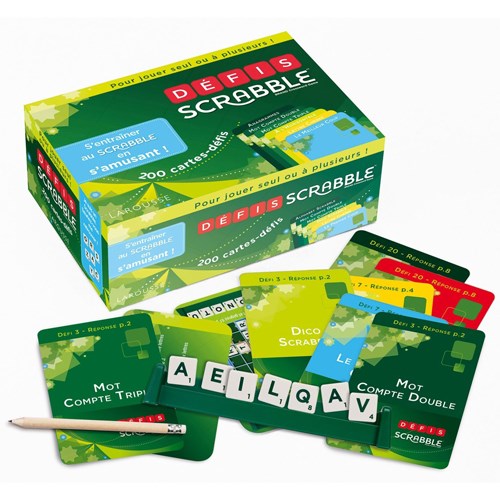 Boîte défis Scrabble