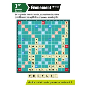 Calendrier Scrabble® en 365 jours