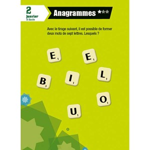 Calendrier Scrabble® en 365 jours