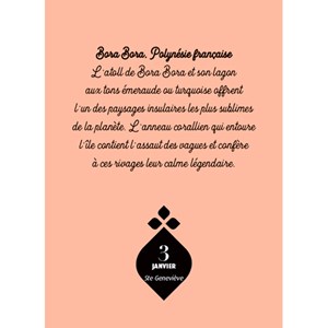 Calendrier 365 merveilles du monde Géo