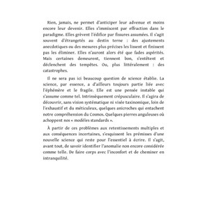 Anomalies cosmiques