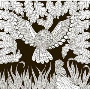 Mandalas à peindre bestiaire enchanté