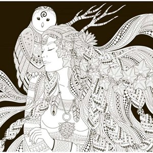 Mandalas à peindre bestiaire enchanté