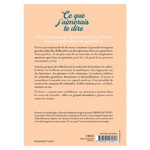 Ce que j'aimerais te dire