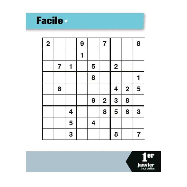 L'année à bloc : passion Sudoku (Éditions Playbac) - Image 1