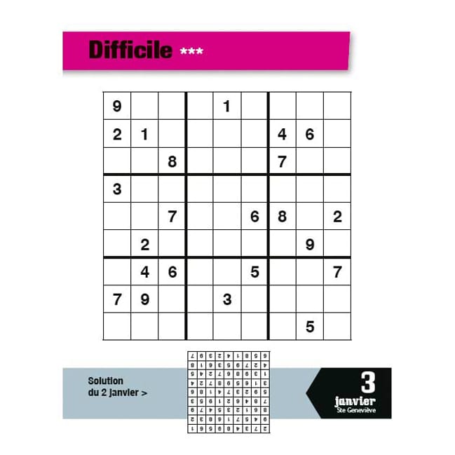 L'année à bloc : passion Sudoku (Éditions Playbac) - Image 3