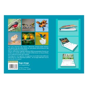 Agenda-calendrier oiseaux du monde 2024