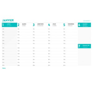 Agenda-calendrier oiseaux du monde 2024
