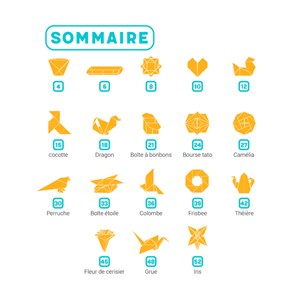 Boîte d'origami traditionnel