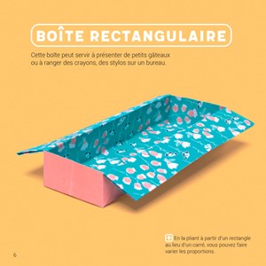 Boîte d'origami traditionnel