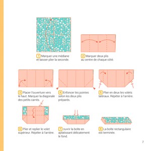 Boîte d'origami traditionnel