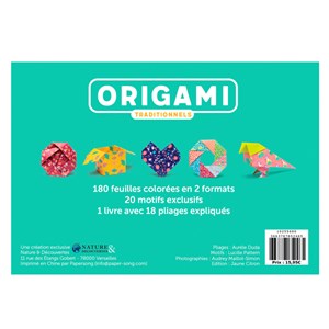 Boîte d'origami traditionnel