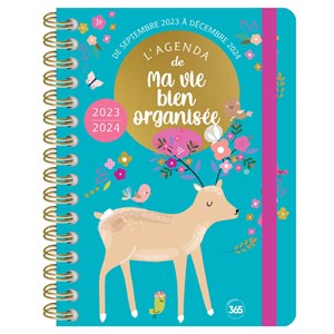Agenda ma vie bien organisée 2023-2024