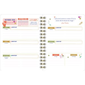 Agenda ma vie bien organisée 2023-2024