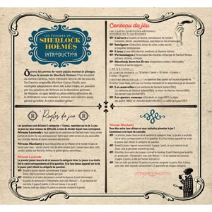 Coffret Les énigmes de Sherlock Holmes