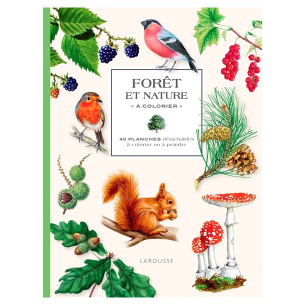 Éditions Larousse - Forêt et nature à colorier