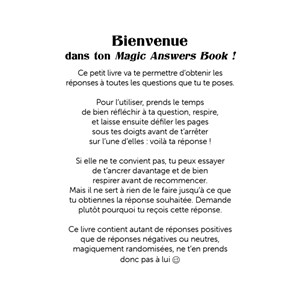 Magic answers book